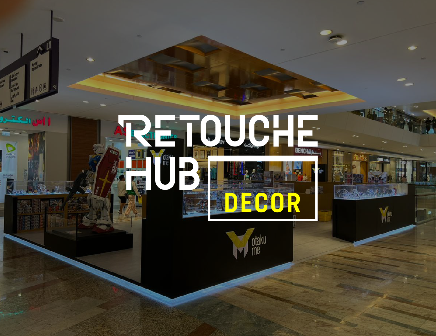 Retouche Hub Decor | Otaku Me Kiosk Design In Dubai