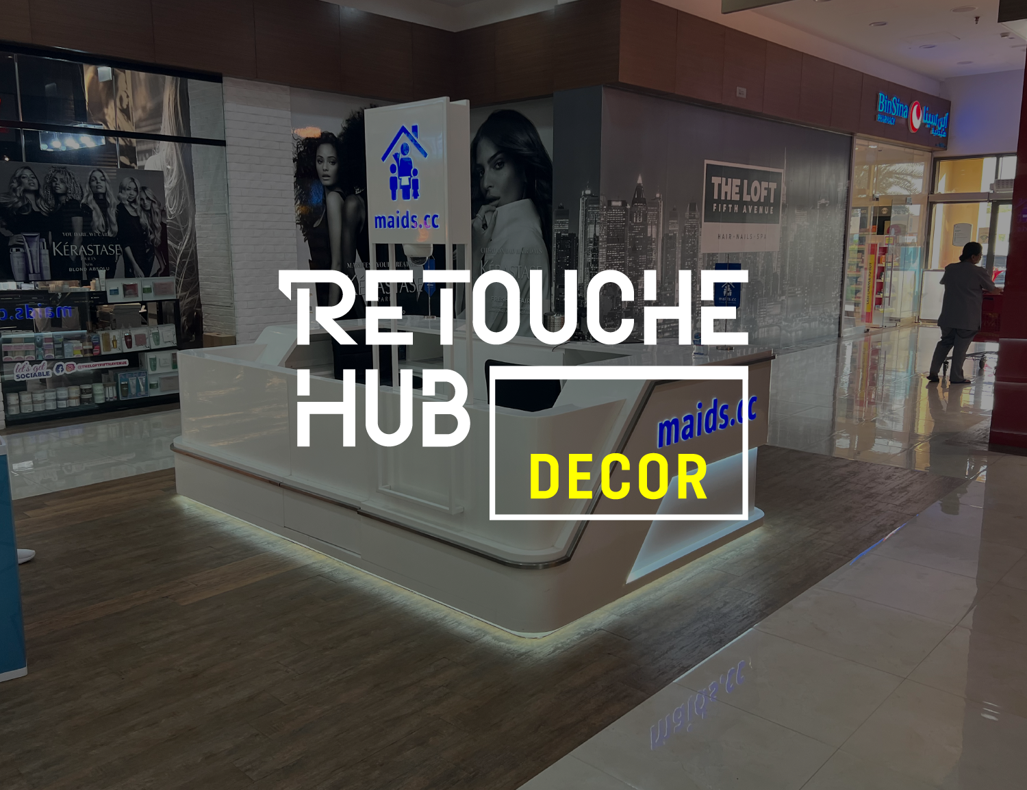 Retouche Hub Decor | Maids.cc Kisok Design In Dubai