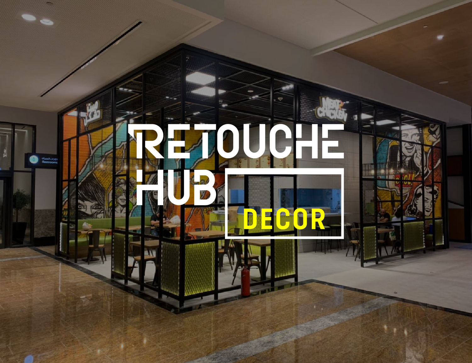 Retouche Hub Decor | Meat Chicken Restaurant